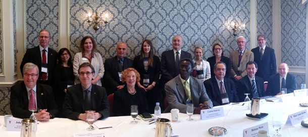 YMCA leaders met with Minister Fantino (Canada)